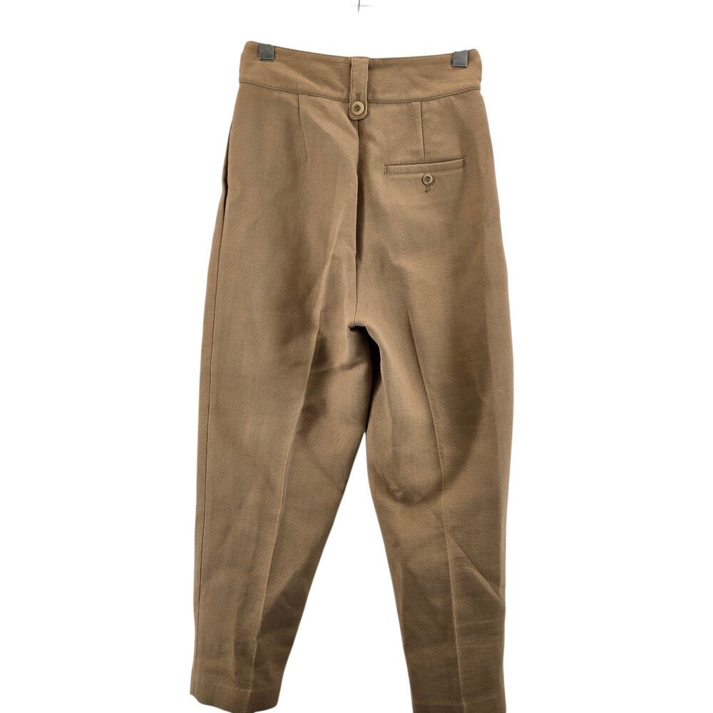 3.1 Phillip Lim Pleated Dress Pants Womens 2 XS Camel Tan High Rise Tapered Leg - Picture 4 of 12